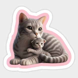 cats and kittens Sticker
